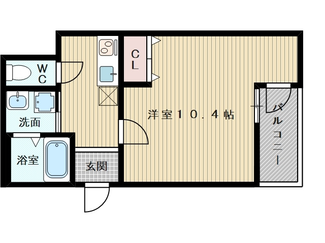 大阪市東淀川区瑞光３丁目のアパート