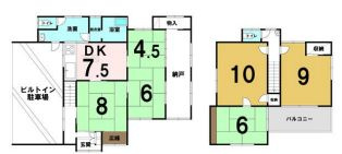 結城市城南町1丁目の間取り