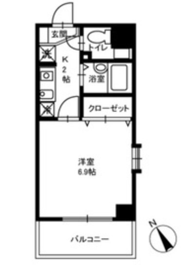 ミリアビタＮＯ．１３の間取り