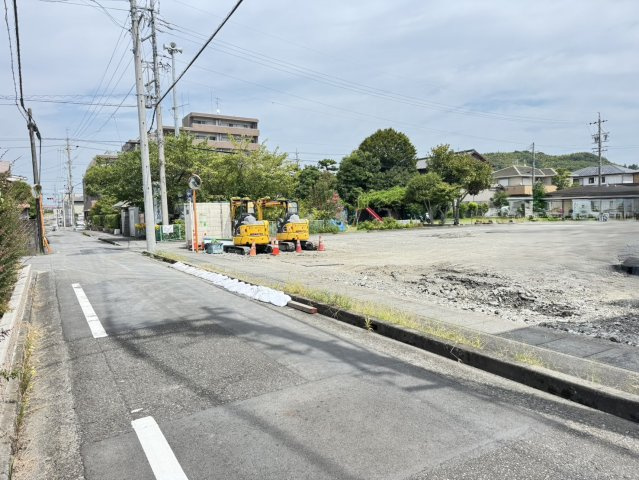 静岡市　葵区　上足洗1丁目　全8区画　分譲地　3の前面道路含む現地写真