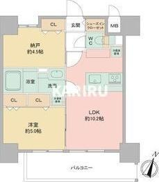 Louis Residence 弁天町の間取り