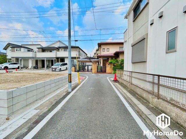 守山区森孝4丁目の前面道路含む現地写真