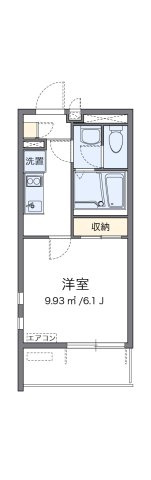 【間取り】 | クレイノボンヌシャンス | 代表的な間取のため実際の間取とは異なる場合があります