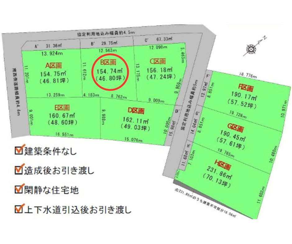 安城市城ヶ入町城畠　売土地