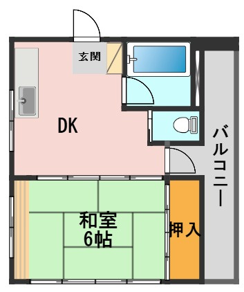 ハイム岡田の間取り