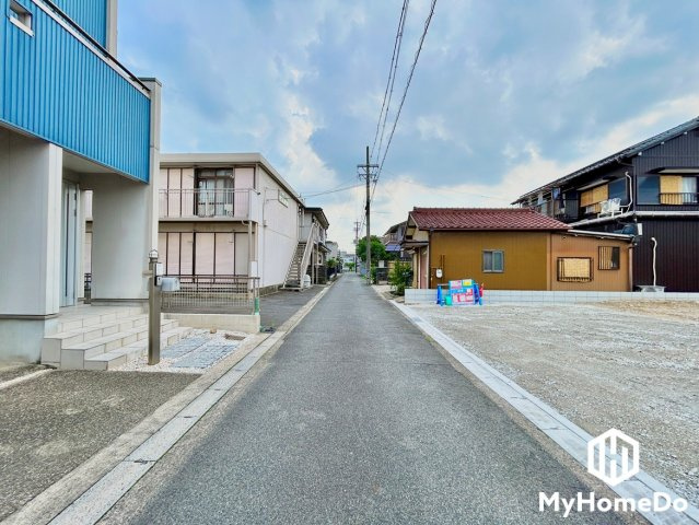 守山区森孝4丁目の前面道路含む現地写真