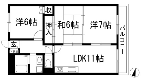 【間取り】