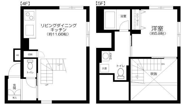ブライト住吉の間取り