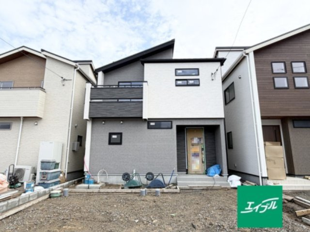 【外観】 | ブルーミングガーデン倉敷市中庄 (全5棟) | 建築中(2026年7月上旬撮影)