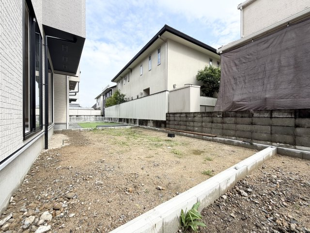 【庭】 | ブルーミングガーデン倉敷市中庄 (全5棟) | 建築中(2026年7月上旬撮影)
