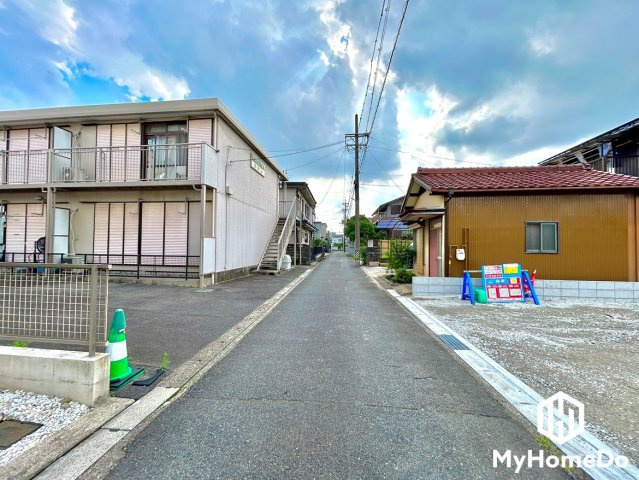 守山区森孝4丁目の前面道路含む現地写真