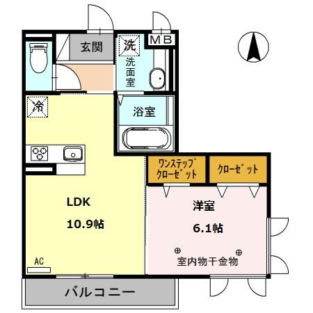 【間取り】 | ラ・サンテＡ