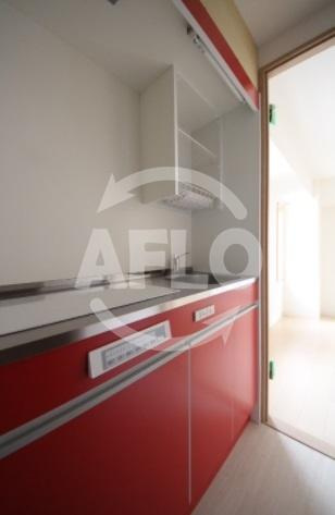 ラ・フォンテ松屋町のキッチン|ラ・フォンテ松屋町　ＩＨ2口コンロシステムキッチン