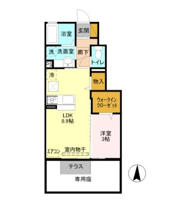 【間取り】 | グランドゥ　宇迦