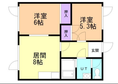 協和アパートの間取り