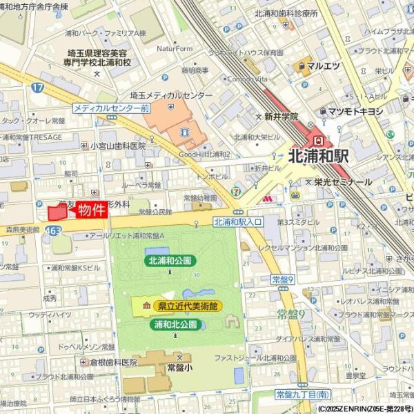 ＩＳＭ常盤の地図