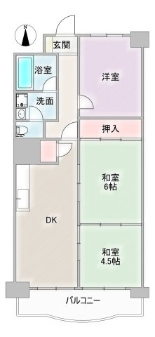 千成ハイツの間取り