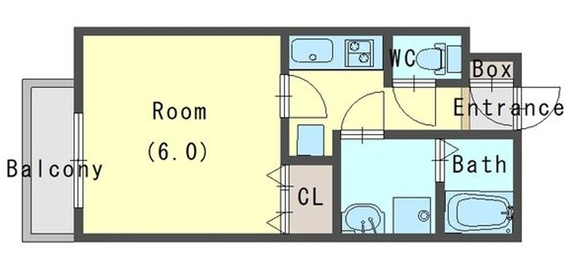 プレミール石橋の間取り