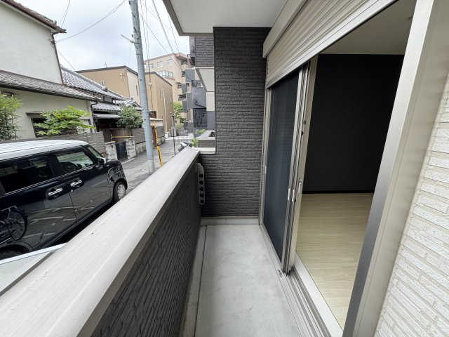 プレミール石橋のバルコニー