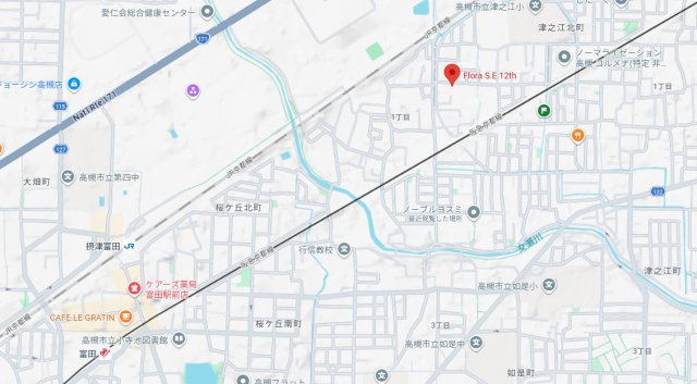 Flora S.E 12thの地図