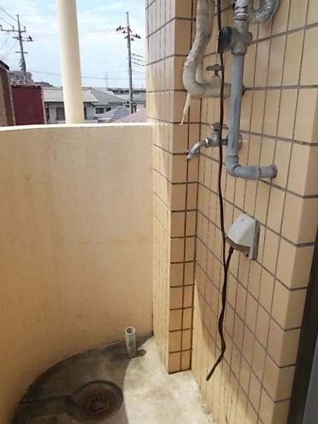 所沢市榎町の賃貸マンションのバルコニー