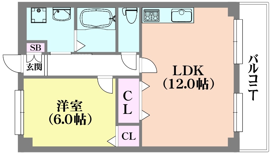 ディパピヨンの間取り