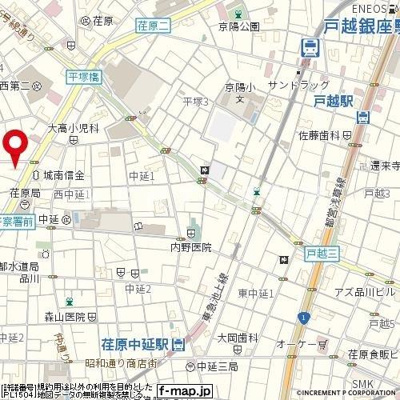 【地図】 | アヴィニティー品川戸越