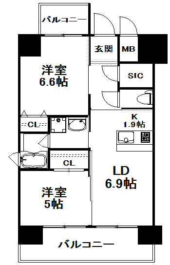 【間取り】 | ALFACIO De Clave