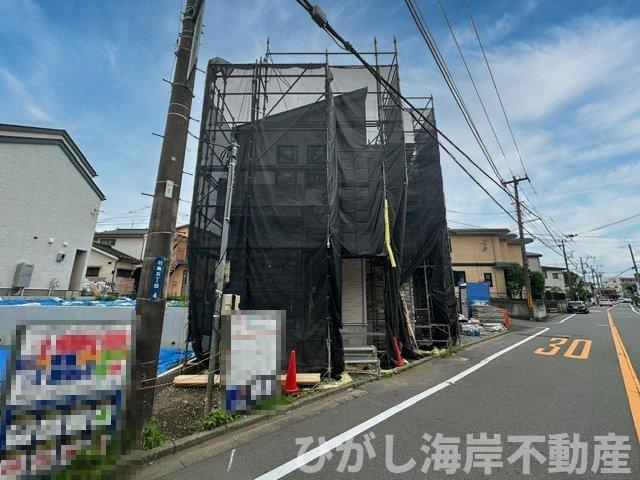 藤沢市羽鳥5丁目　新築戸建　の外観|7月7日撮影　建築中　現地外観