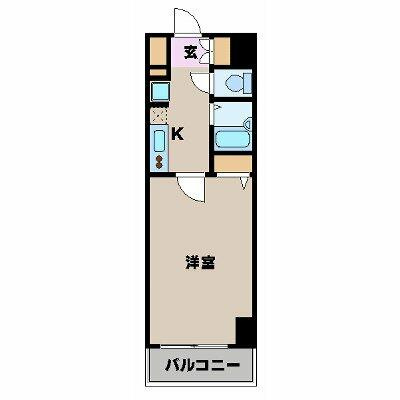 エステムプラザ横浜みなとみらいＷＥＳＴの間取り