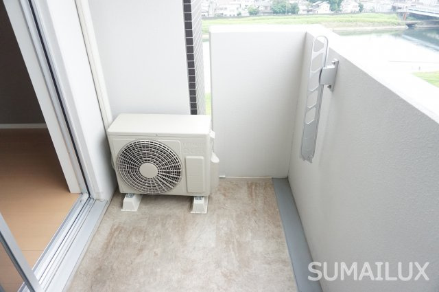 熊本市西区二本木２丁目の賃貸マンションのバルコニー