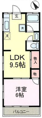 錦翠苑の間取り