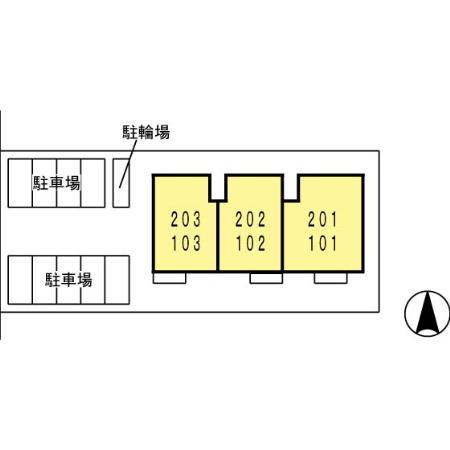 セジュールプリムの区画図