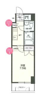 NO.70　HARBOR　SOUTH　TOWERの間取り