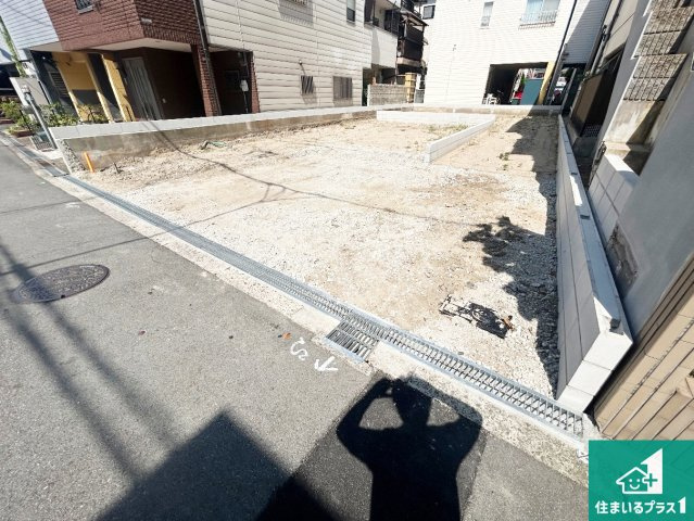 大阪市住吉区墨江　第1期　新築一戸建ての外観|周辺は落ち着いた街並みの住宅地！子育てがしやすい住環境です！まだ未完成ですが、現地でしかわからない事もございます。是非一度ご覧ください。