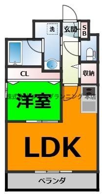 仲介手数料０円！ル・コンセルト本陣の間取り