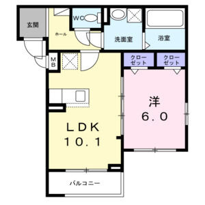 【間取り】 | ラ・コリーヌ今福Z