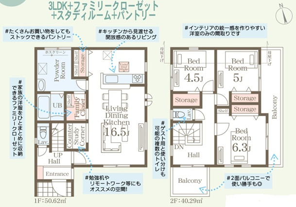 リーブルガーデン鹿児島市原良6丁目の間取り