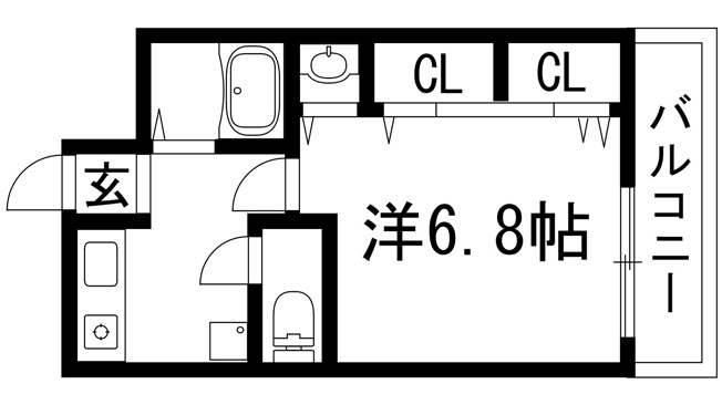 【間取り】 | ハイツ浜田