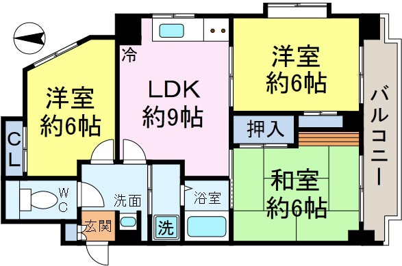 Ｔ’ｓ　garden新小岩の間取り