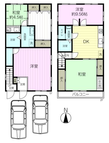 魚崎北町1丁目　中古戸建の間取り