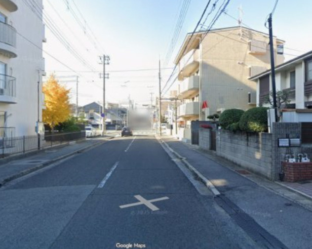 魚崎北町1丁目　中古戸建の前面道路含む現地写真