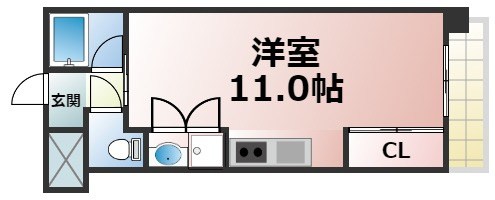 【間取り】 | アリビオ北巽　仲介手数料無料