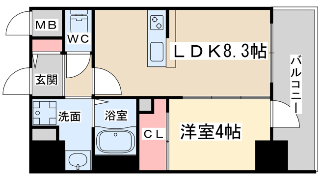 【間取り】 | エスリードレジデンス梅田グランゲート