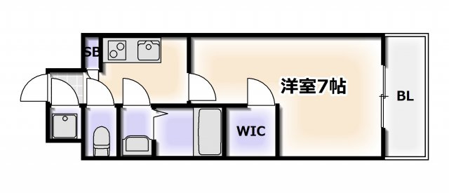 【間取り】 | エスリード難波ザ・ファースト