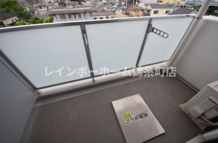 クレールブルーのバルコニー