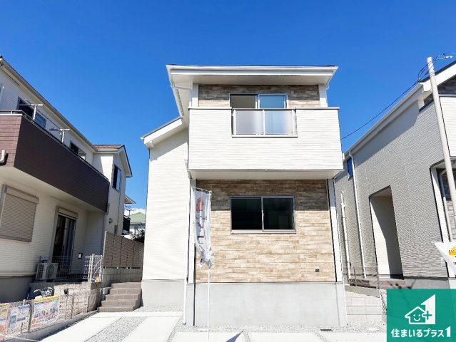 神戸市西区狩場台　第3期　新築一戸建ての外観|お客様に長く安心して住んでいだだける事にこだわった家づくり！住んでからのアフターサービスにもしっかりと取り組んでいます！