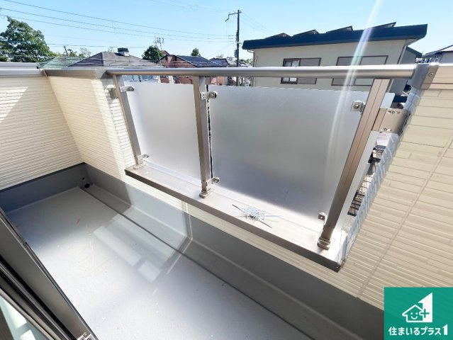 神戸市西区狩場台　第3期　新築一戸建てのバルコニー|日当たりのよいバルコニー！お部屋が開放的に！