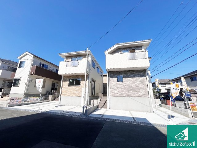 神戸市西区狩場台　第3期　新築一戸建ての外観|お客様に長く安心して住んでいだだける事にこだわった家づくり！住んでからのアフターサービスにもしっかりと取り組んでいます！