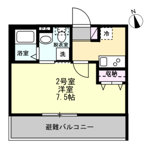 ベイルーム横須賀フローレンスの間取り